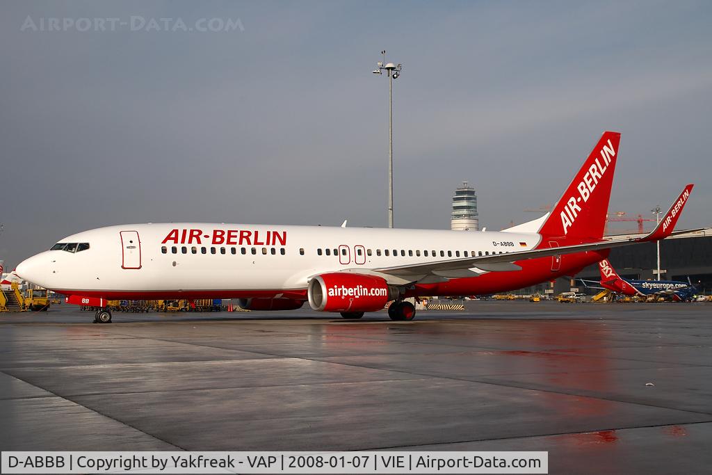 D-ABBB, 2001 Boeing 737-86J C/N 32624, Air Berlin Boeing 737-800