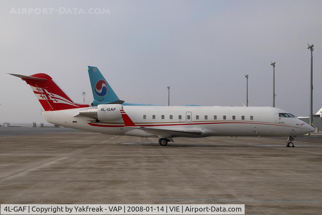 4L-GAF, 2007 Bombardier Challenger 850 (CL-600-2B19) C/N 8046, Georgian Airlines Regionaljet