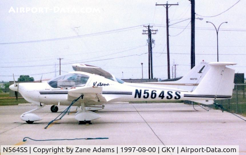 N564SS, Diamond DA-20A-1 Katana C/N 10123, At Arlington Municipal