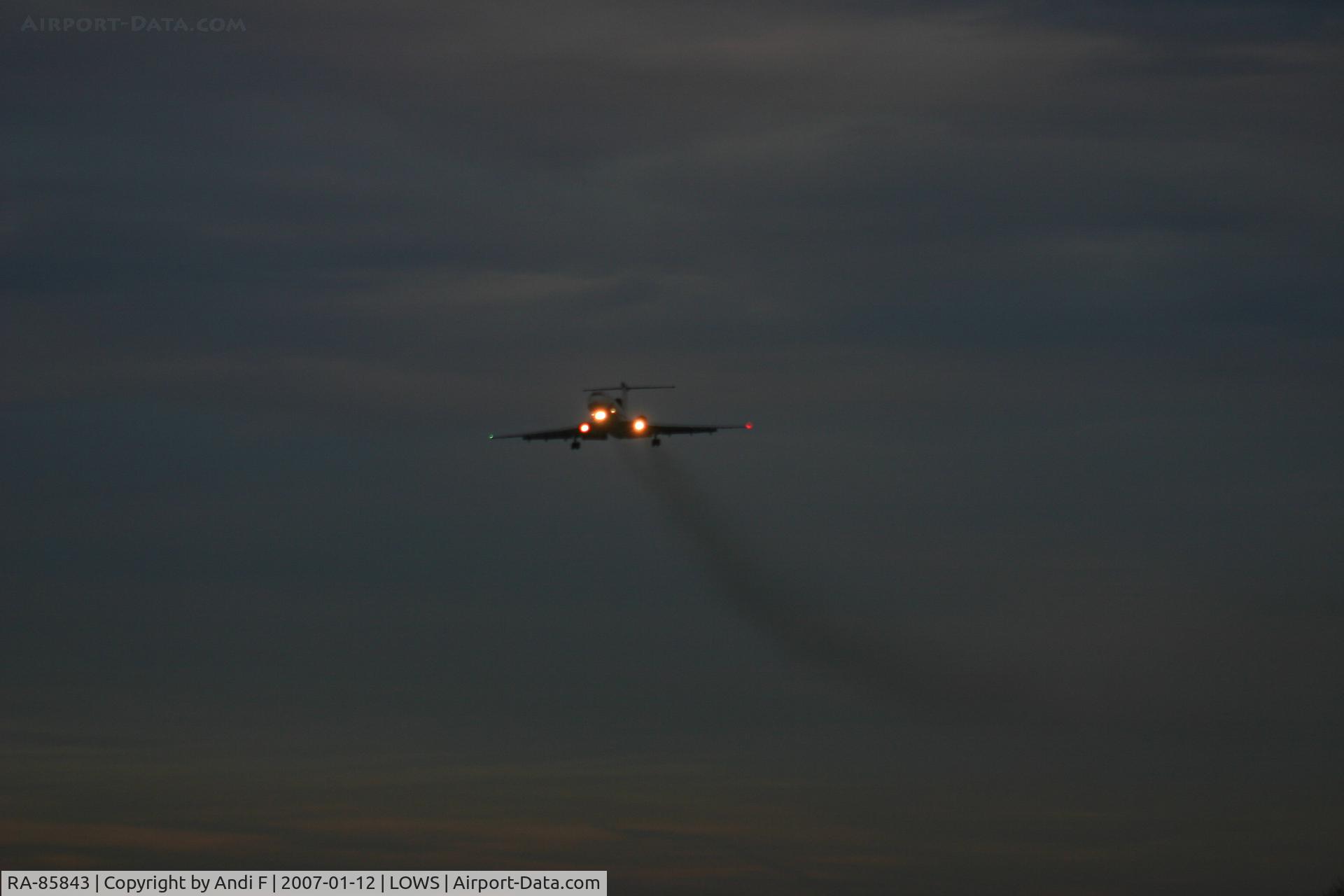RA-85843, 1995 Tupolev Tu-154M C/N 95A991, Rossia