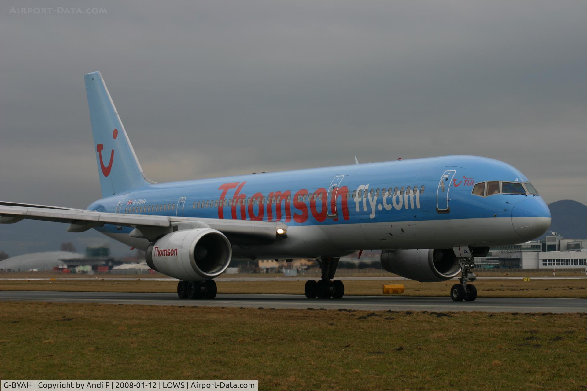 G-BYAH, 1992 Boeing 757-204 C/N 26966, Thomsonfly
