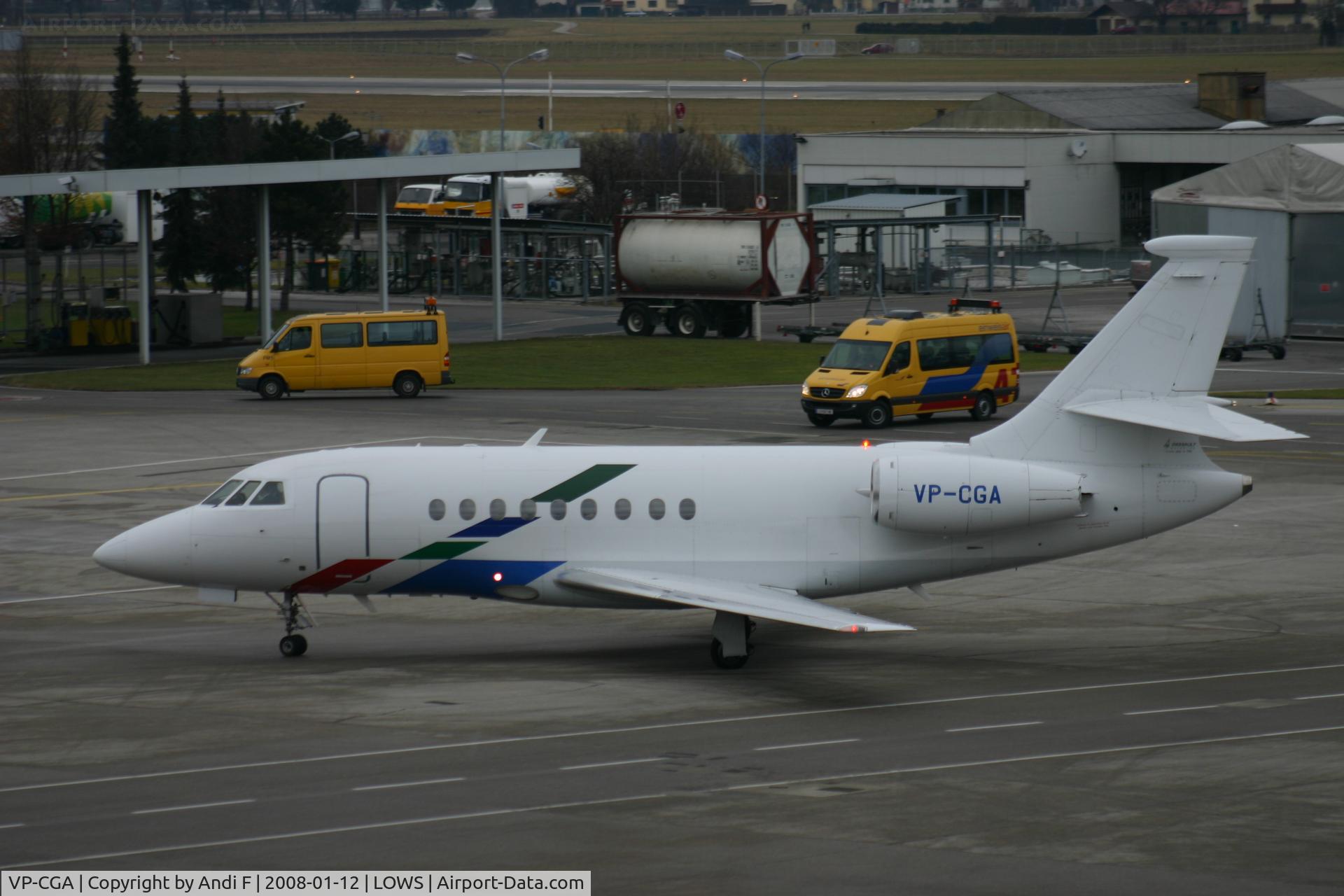 VP-CGA, 1999 Dassault Falcon 2000 C/N 100, VW Air Service