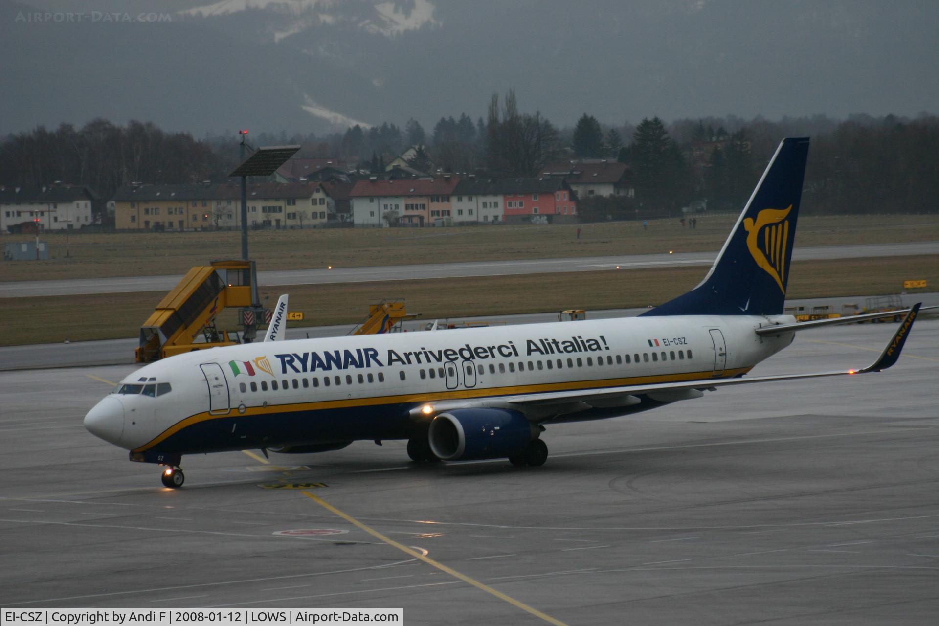 EI-CSZ, 2002 Boeing 737-8AS C/N 32780, Ryanair