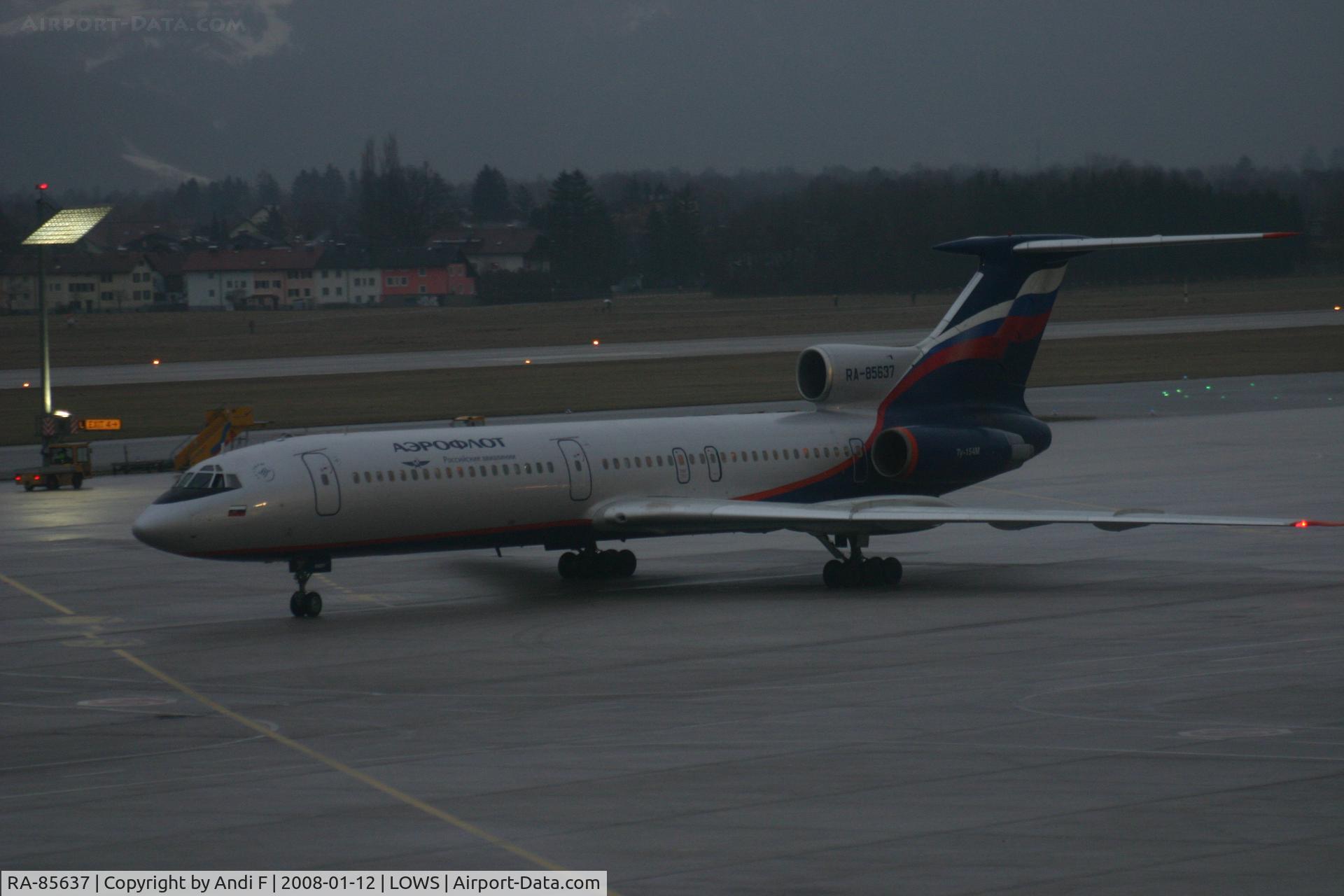 RA-85637, 1987 Tupolev Tu-154M C/N 87A767, Aeroflot