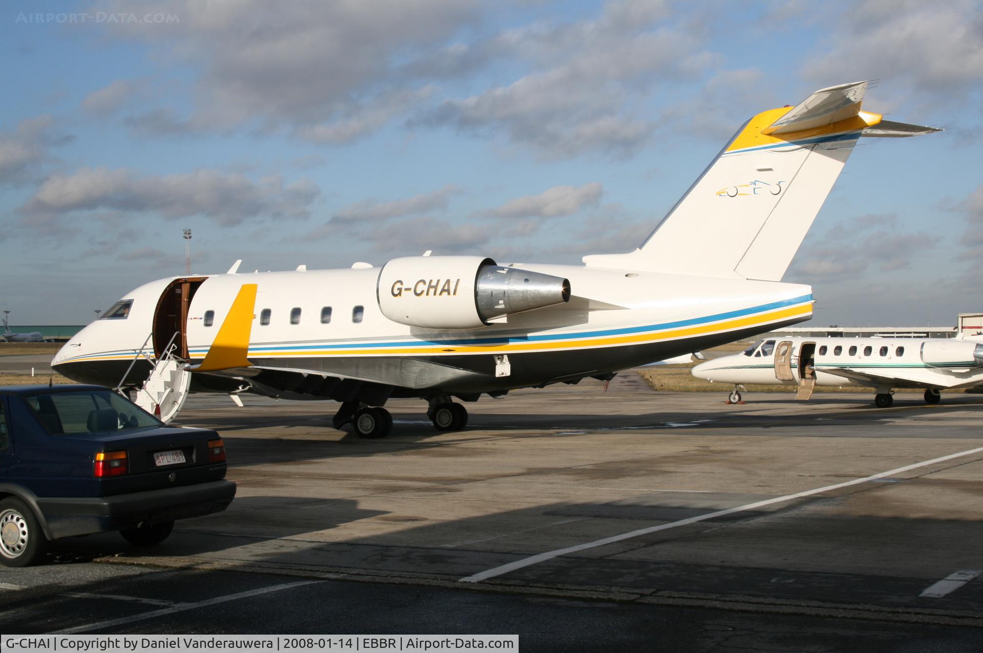 G-CHAI, 1994 Canadair Challenger 601-3A (CL-600-2B16) C/N 5152, ABELAG apron