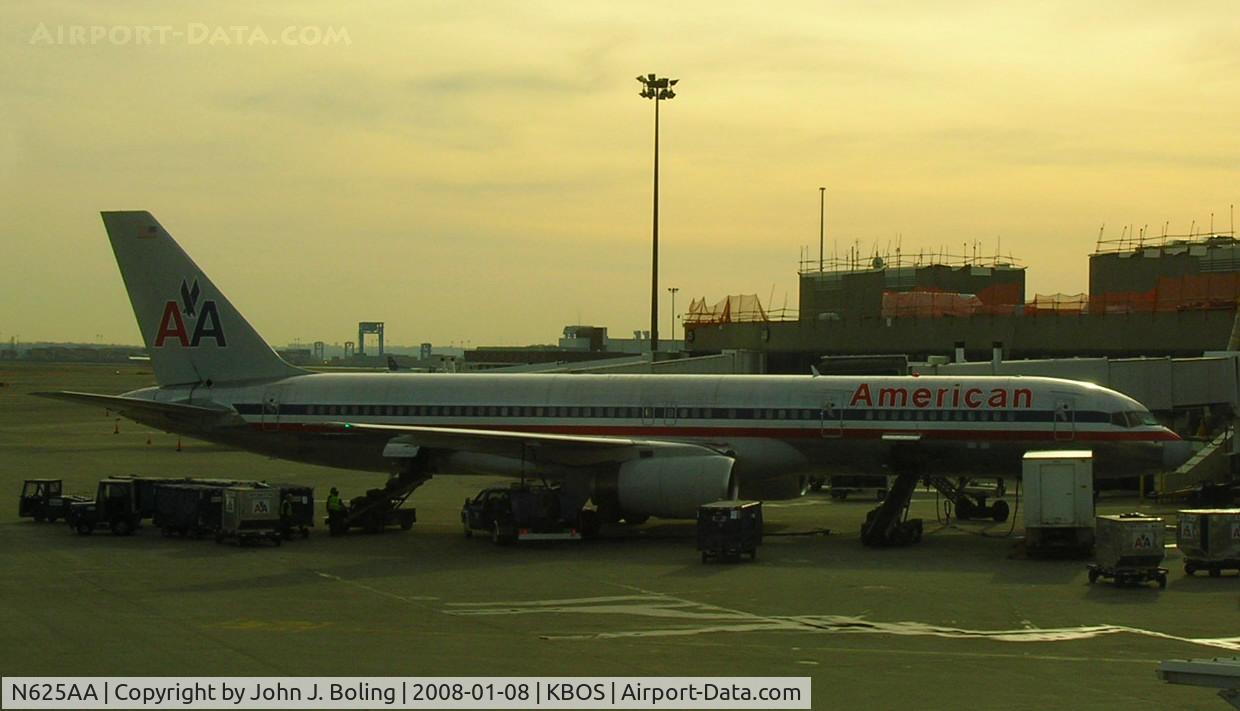 N625AA, 1990 Boeing 757-223 C/N 24583, AA 757 loading at Boston Logan