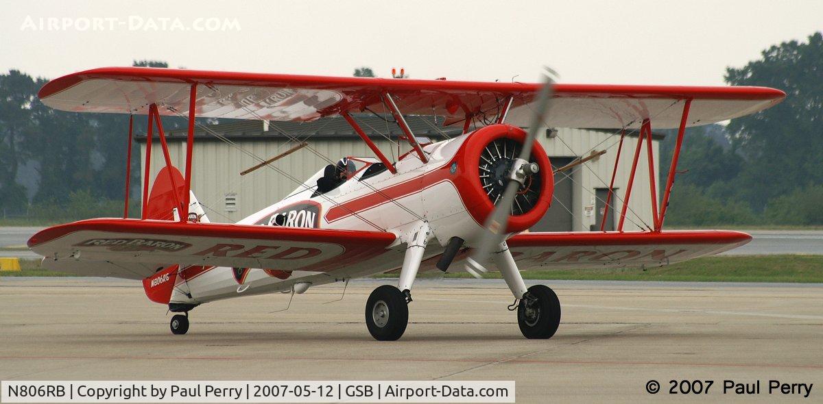 N806RB, 1942 Boeing A75 C/N 75-4000, Brilliant show, and back to parking