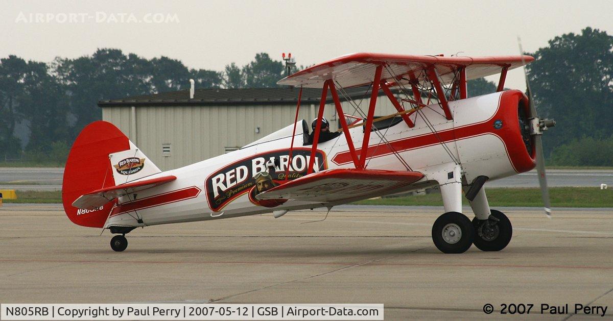 N805RB, 1941 Boeing PT-17/R985 Kaydet (A75N1) C/N 75-2729, Enjoy them while they last, I heard this was their last year.