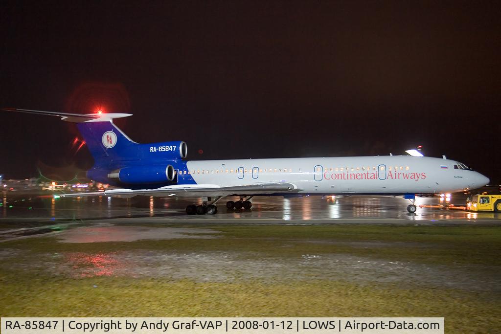 RA-85847, 1988 Tupolev Tu-154M C/N 88A792, Continental Airlines TU154M