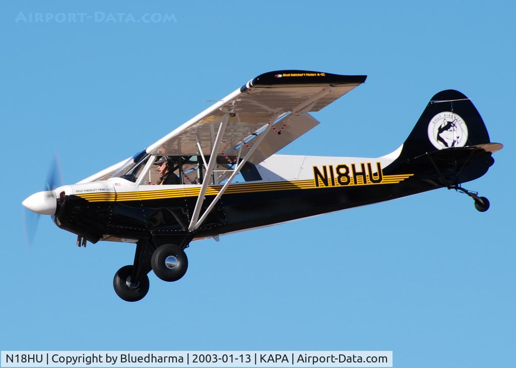 N18HU, 2008 Aviat A-1C Husky C/N 3004, Huskie Approach to 17L