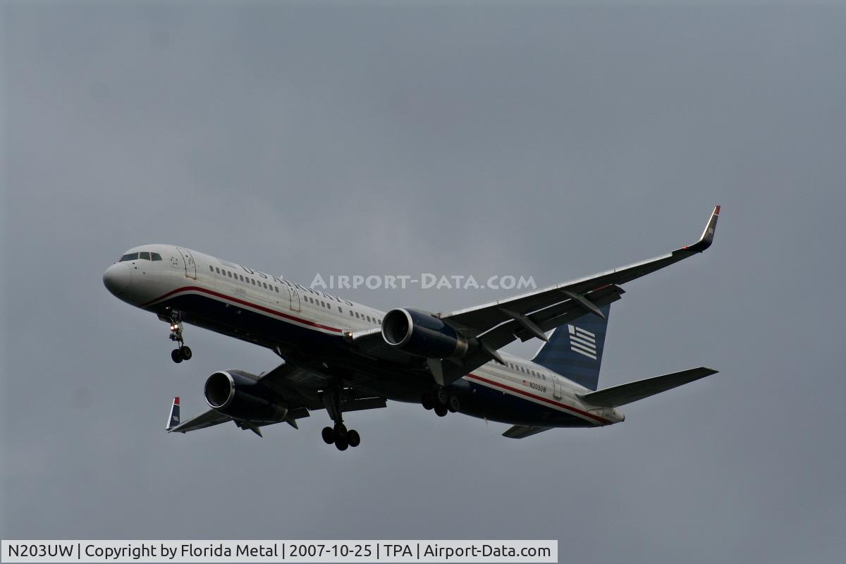 N203UW, 2000 Boeing 757-23N C/N 30548, US Airways