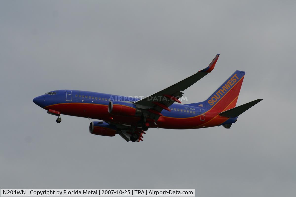 N204WN, 2005 Boeing 737-7H4 C/N 29855, Southwest