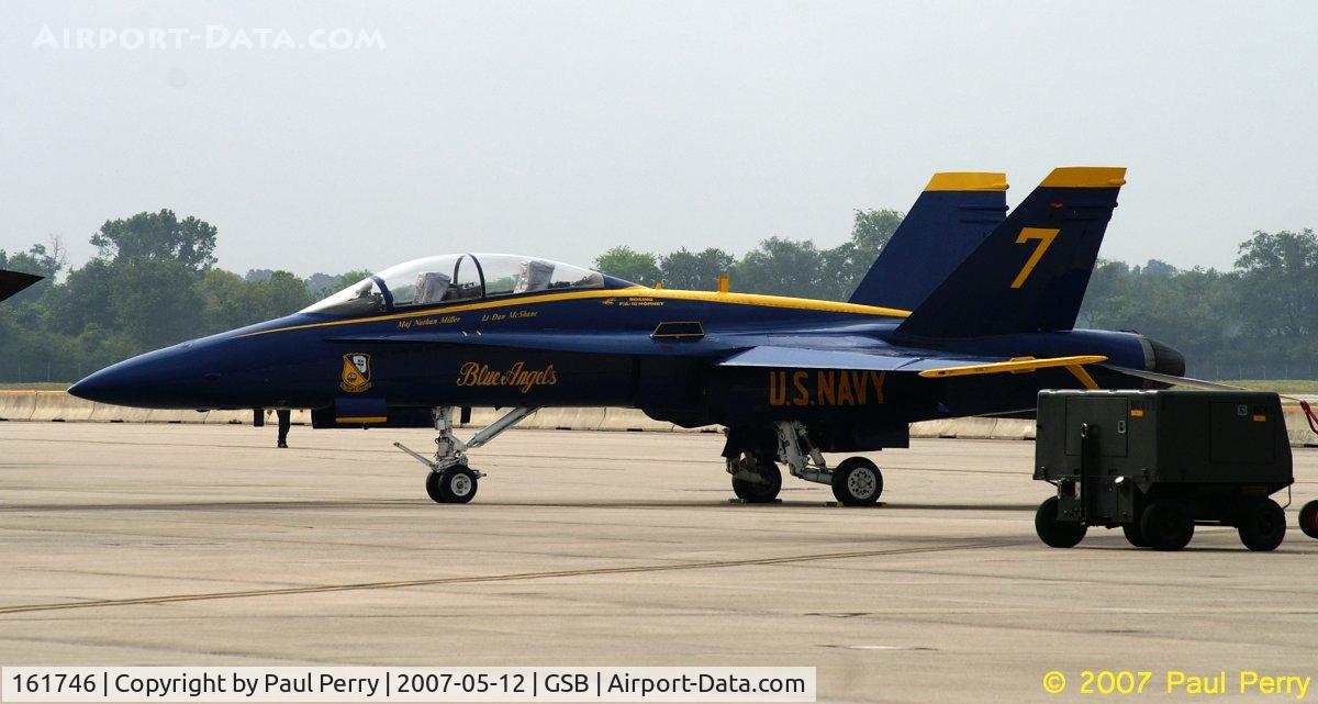 161746, McDonnell Douglas F/A-18B Hornet C/N 0103, She's been with the team some time now