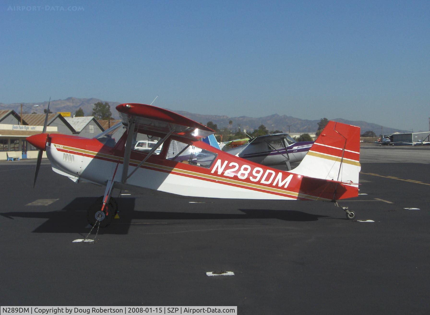 N289DM, 1998 American Champion 8GCBC Scout C/N 401-98, 1998 American Champion 8GCBC SCOUT, Lycoming IO-360 180 Hp