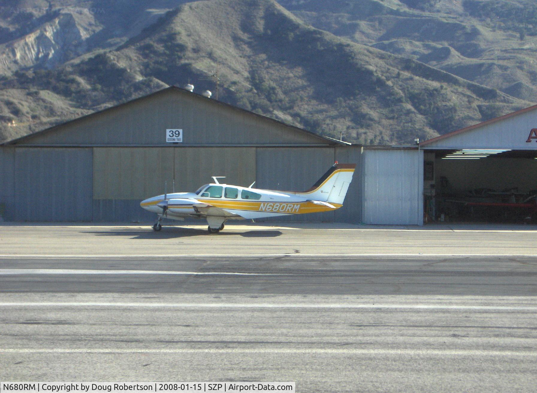 N680RM, 1966 Beech C55 Baron (95-C55) C/N TE-59, 1966 Beech 95-C55 BARON, two Continental IO-550 285 Hp each