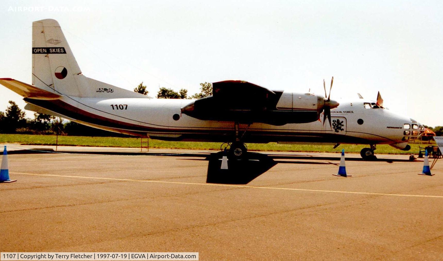 1107, Antonov An-30 C/N 1107, Czech Air Force AN-30 at Fairford in 1997