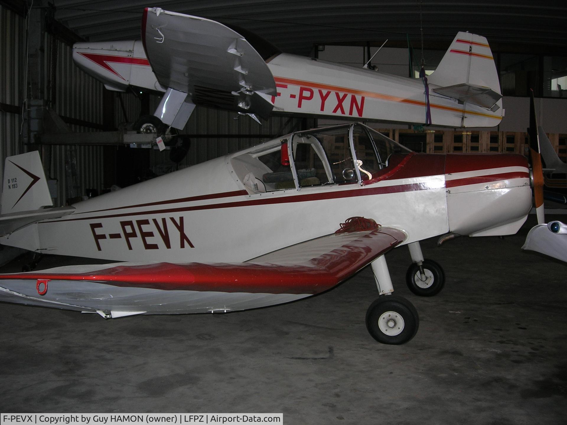 F-PEVX, 1954 Jodel D-112 C/N 193, Jodel D112, Saint cyr l'Ã©cole (LFPZ)France