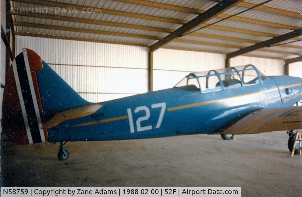 N58759, 1943 Fairchild (Fleet) PT-26A Cornell II C/N FT616, PT-26 at Aero Valley