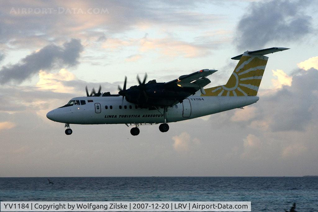 YV1184, 1980 De Havilland Canada DHC-7-102 Dash 7 C/N 30, visitor