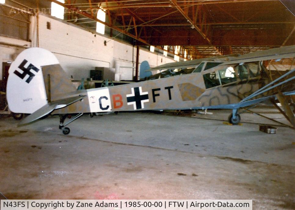 N43FS, 1949 Morane-Saulnier MS-500 Criquet C/N 394, CAF Storch at Meacham Field