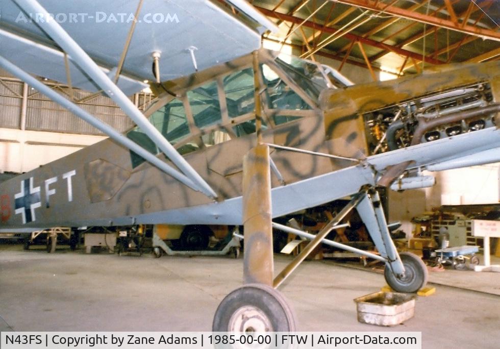 N43FS, 1949 Morane-Saulnier MS-500 Criquet C/N 394, CAF Storch at Meacham Field