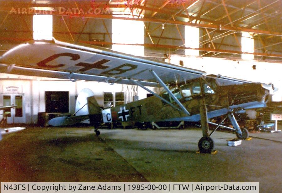 N43FS, 1949 Morane-Saulnier MS-500 Criquet C/N 394, CAF Storch at Meacham Field