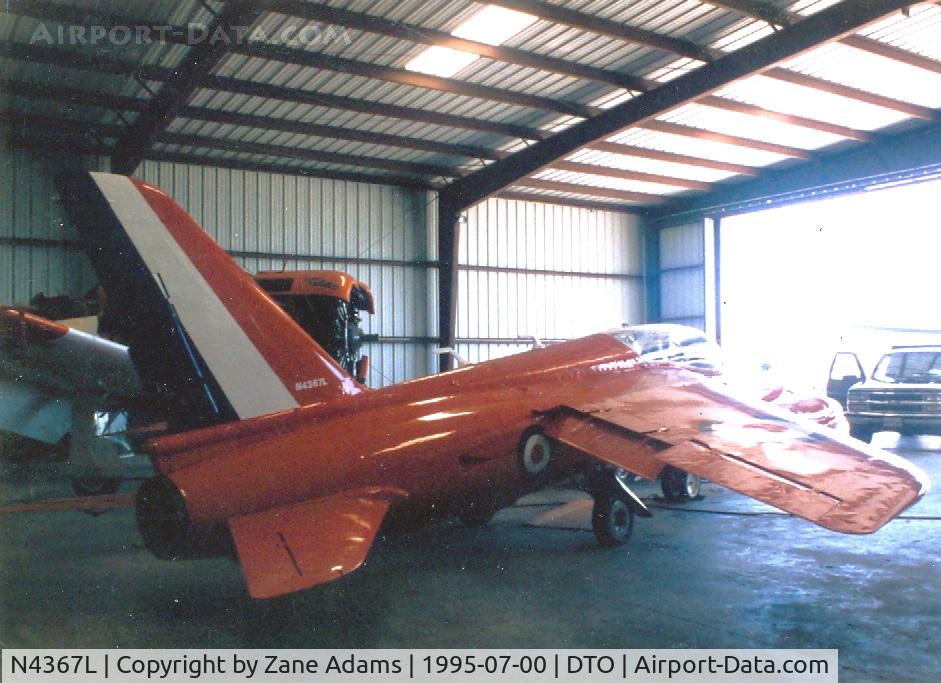 N4367L, 1963 Hawker Siddeley Gnat T.1 C/N FL572, At Denton