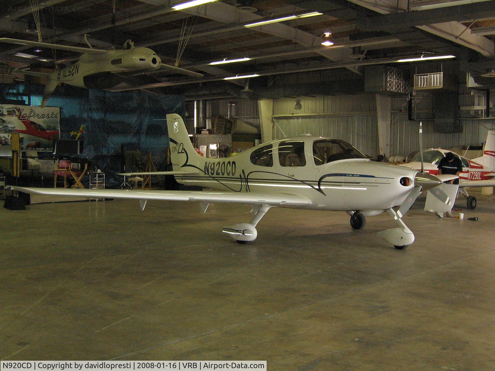 N920CD, 2002 Cirrus SR22 C/N 0279, New home for 920CD  - Now it is time for mods