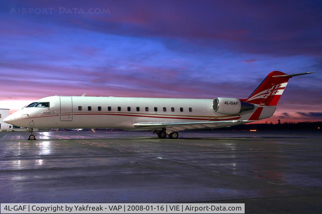 4L-GAF, 2007 Bombardier Challenger 850 (CL-600-2B19) C/N 8046, Georgian Airlines Regionaljet