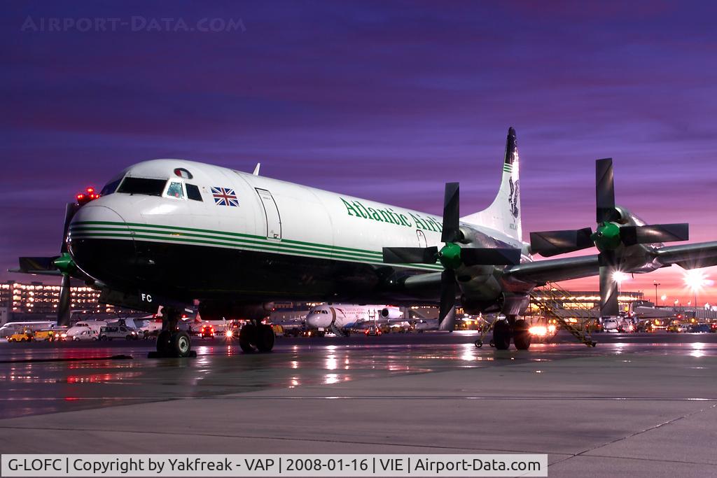 G-LOFC, 1959 Lockheed L-188C(F) Electra C/N 1100, Atlantic Airlines Electra