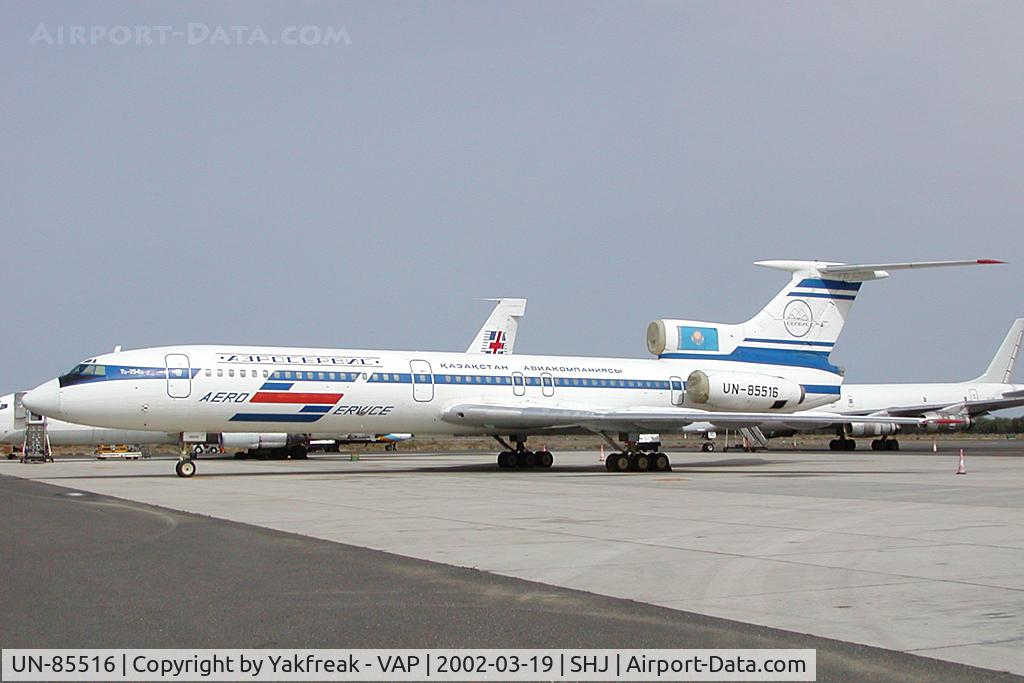 UN-85516, 1981 Tupolev Tu-154B-2 C/N 81A516, Aero Sevice Tupolev 154