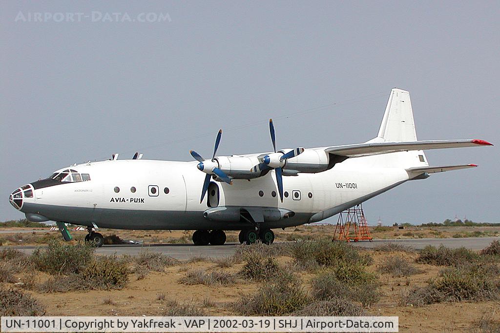 UN-11001, 1965 Antonov An-12 C/N 5343408, Aviapusk Antonov 12