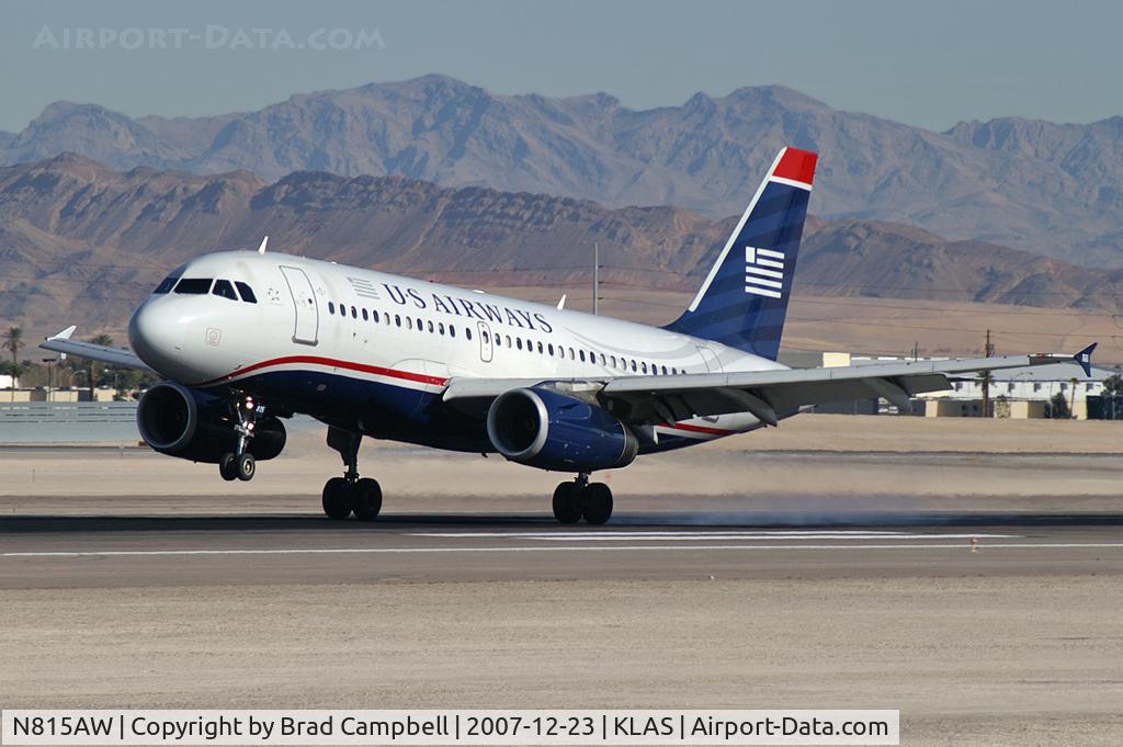 N815AW, 2000 Airbus A319-132 C/N 1323, US Airways / 2000 Airbus Industrie A319-132
