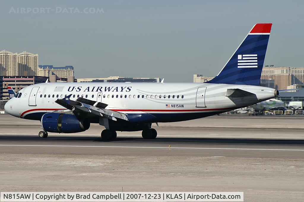 N815AW, 2000 Airbus A319-132 C/N 1323, US Airways / 2000 Airbus Industrie A319-132