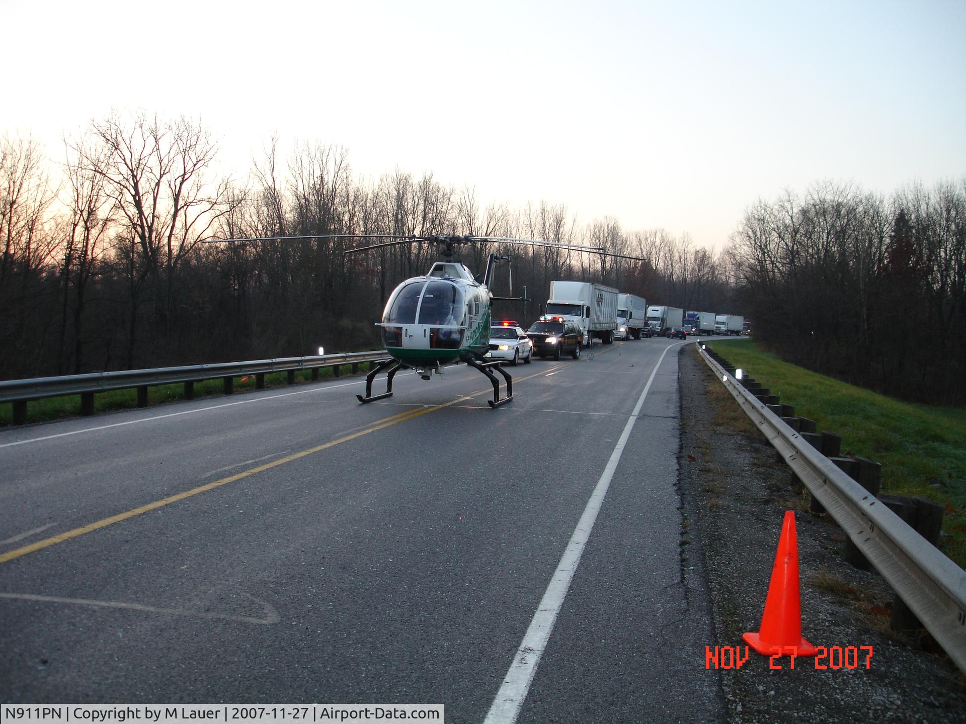 N911PN, 1981 MBB Bo-105S C/N S-550, Scene Flight