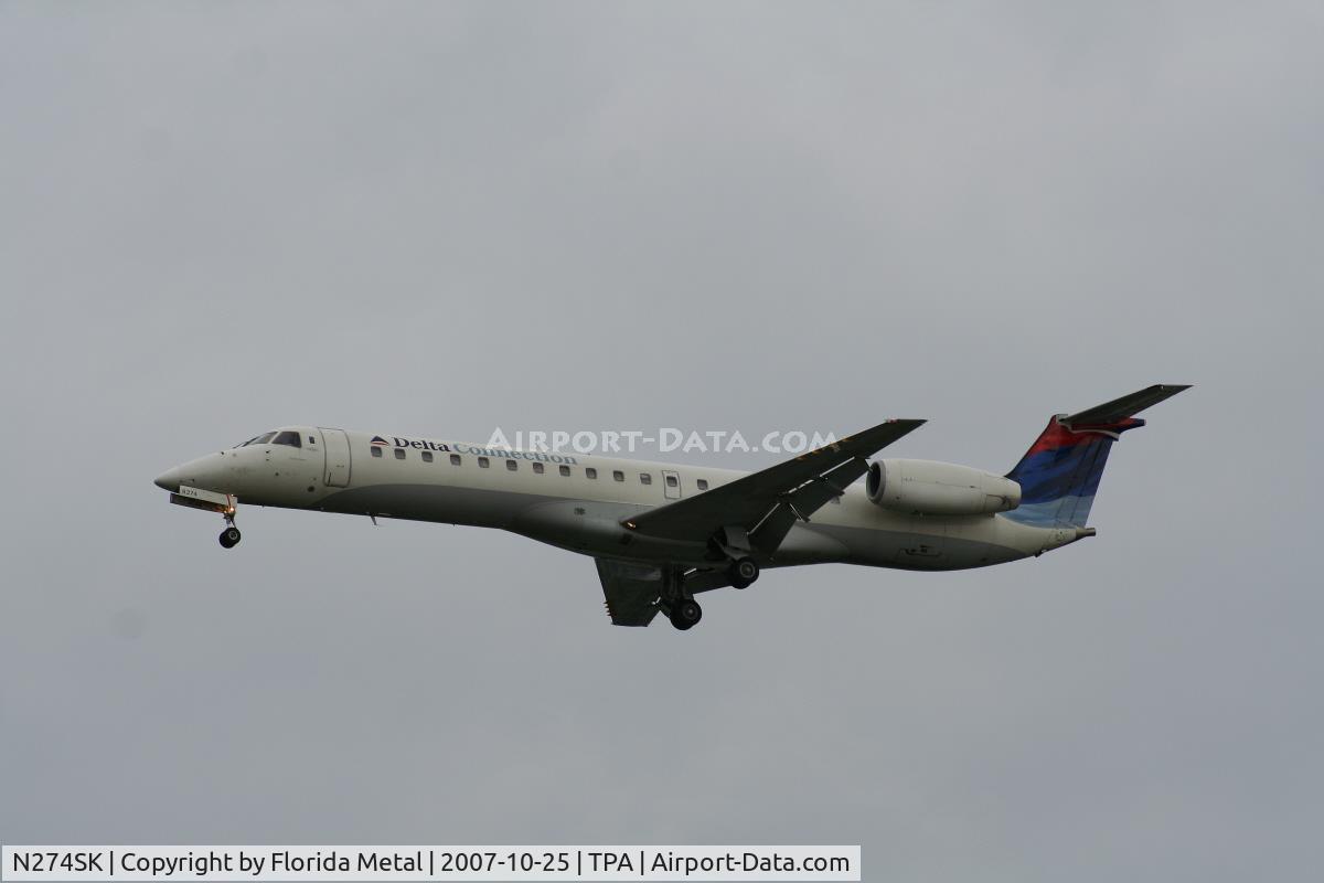 N274SK, 2000 Embraer EMB-145LR C/N 145344, Delta Connection