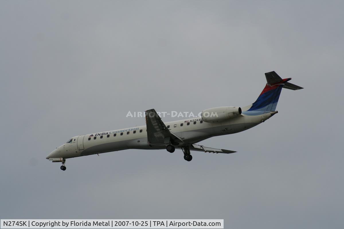 N274SK, 2000 Embraer EMB-145LR C/N 145344, Delta Connection