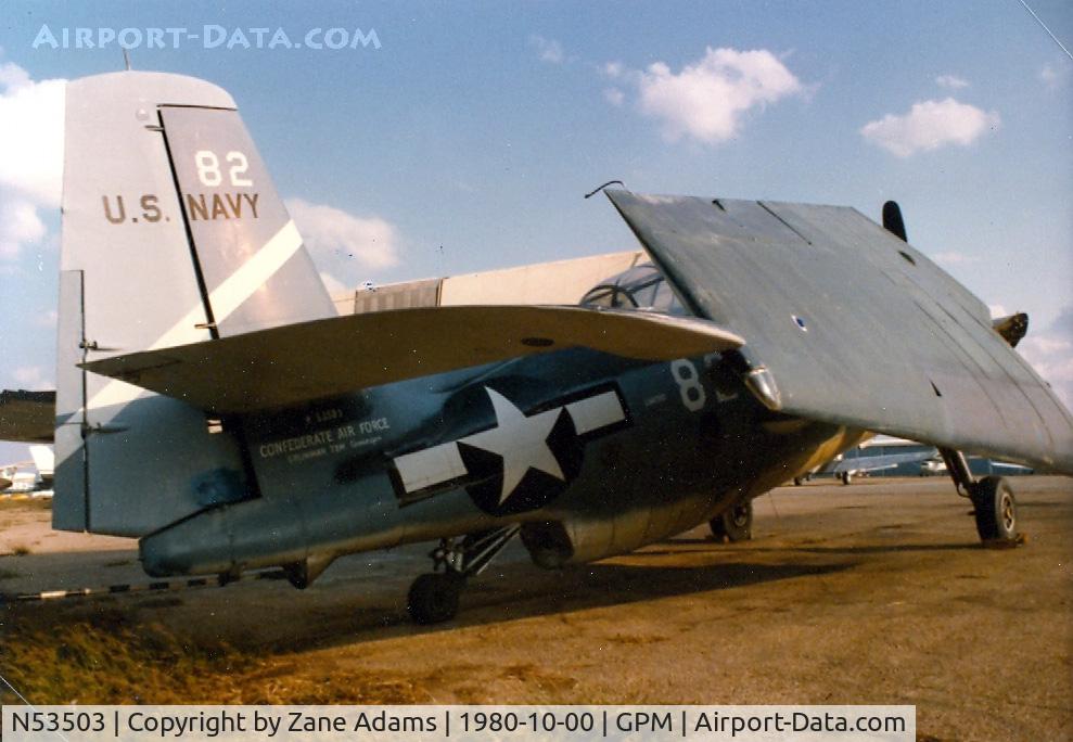 N53503, 1945 Grumman TBM-3E Avenger C/N 53503, At Grand Prairie Municipal