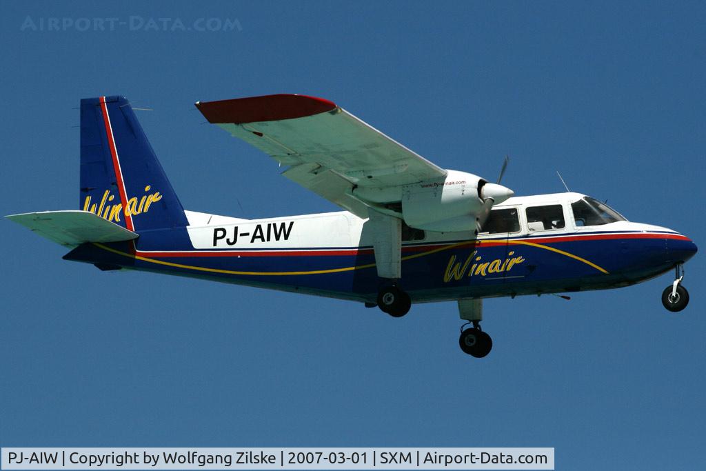 PJ-AIW, 1987 Pilatus Britten-Norman BN-2A-26 Islander C/N 2038B, visitor