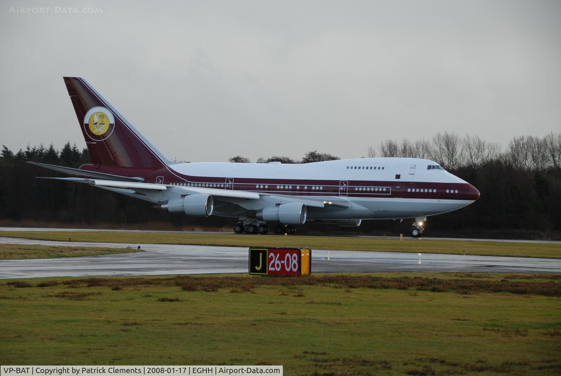 VP-BAT, 1979 Boeing 747SP-21 C/N 21648, READY FOR TAKEOFF