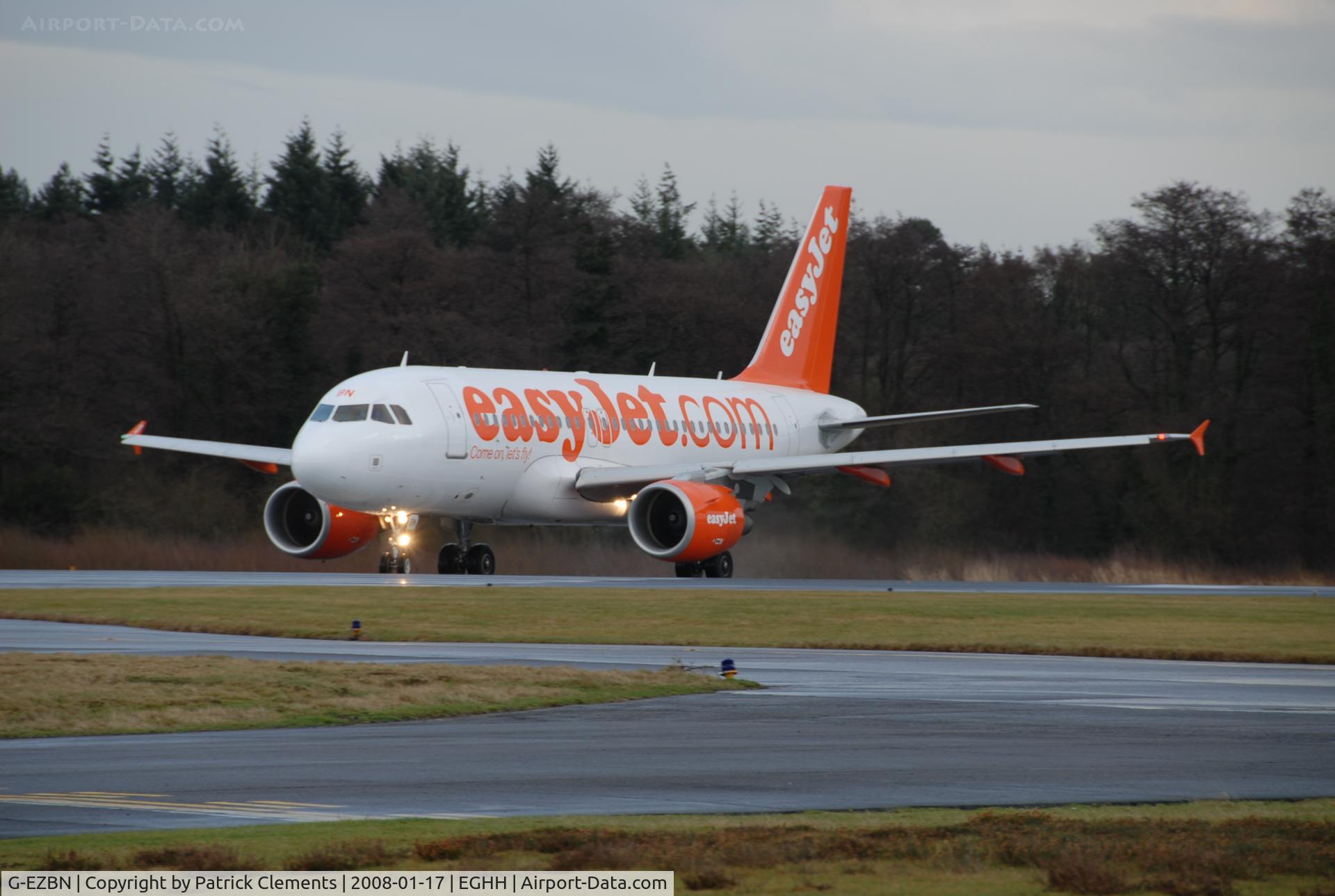G-EZBN, 2007 Airbus A319-111 C/N 3061, TAXIING RUNWAY 26
