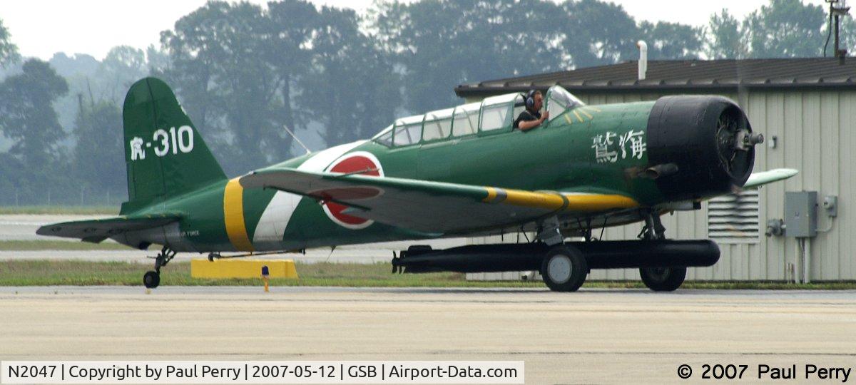 N2047, 1952 Canadian Car & Foundry T-6 Harvard Mk.4 C/N CCF4-83, Back in, looks good with the torpedo