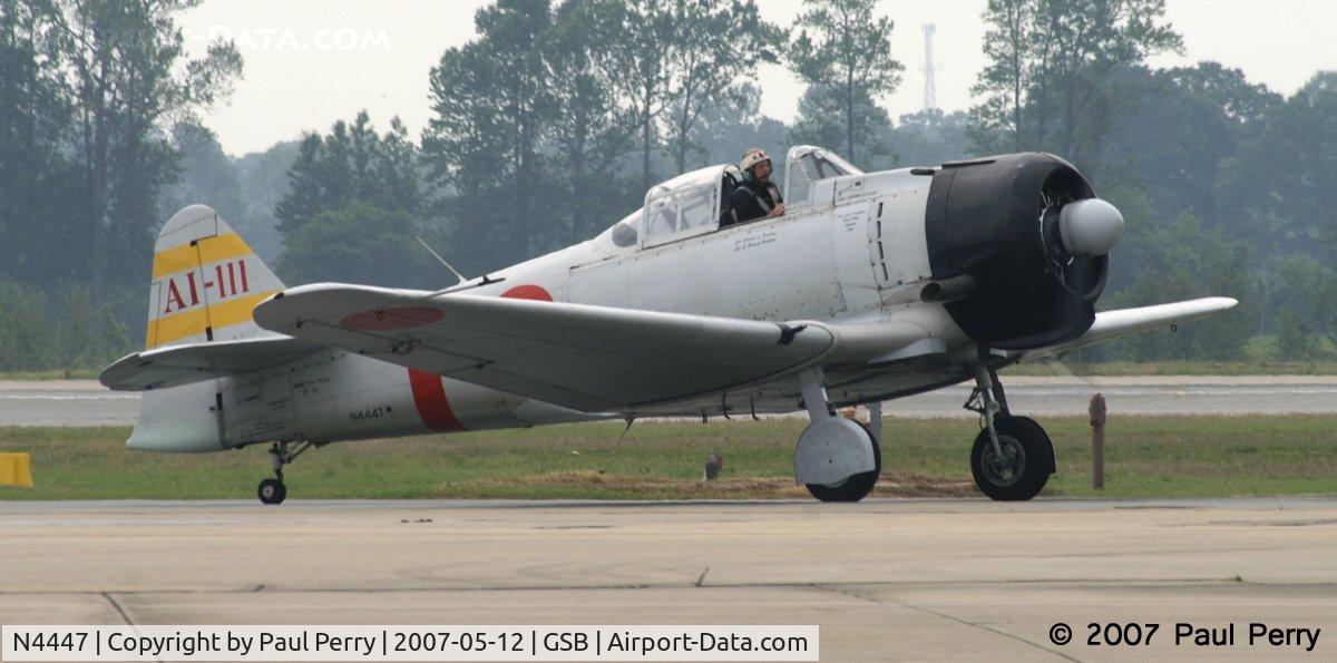 N4447, 1945 Canadian Car & Foundry Harvard Mk.4 C/N CCF4-241, Good relpica of an A6M2 Zero