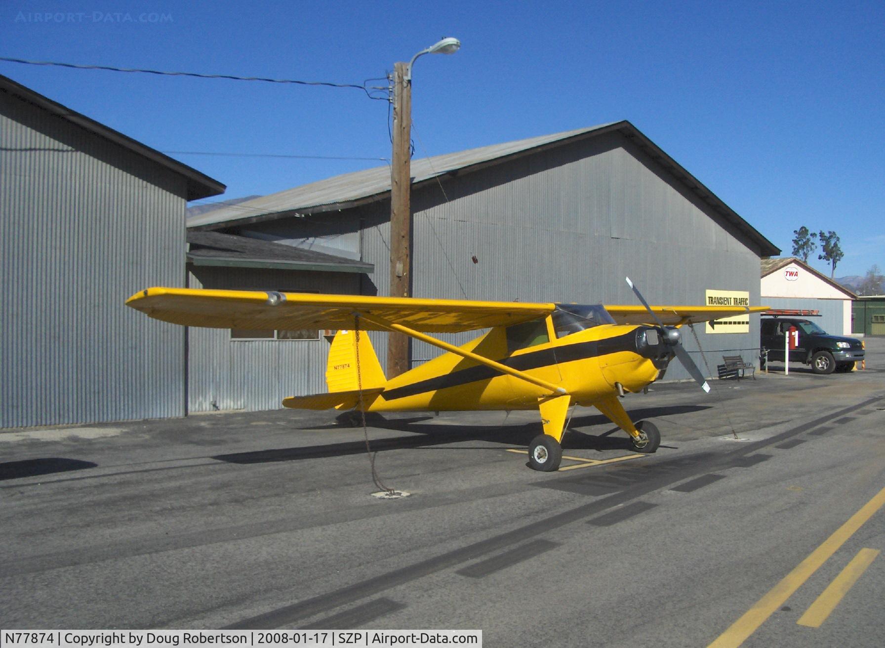 N77874, 1946 Luscombe 8A C/N 3601, 1946 Luscombe 8A, Continental C85 85Hp