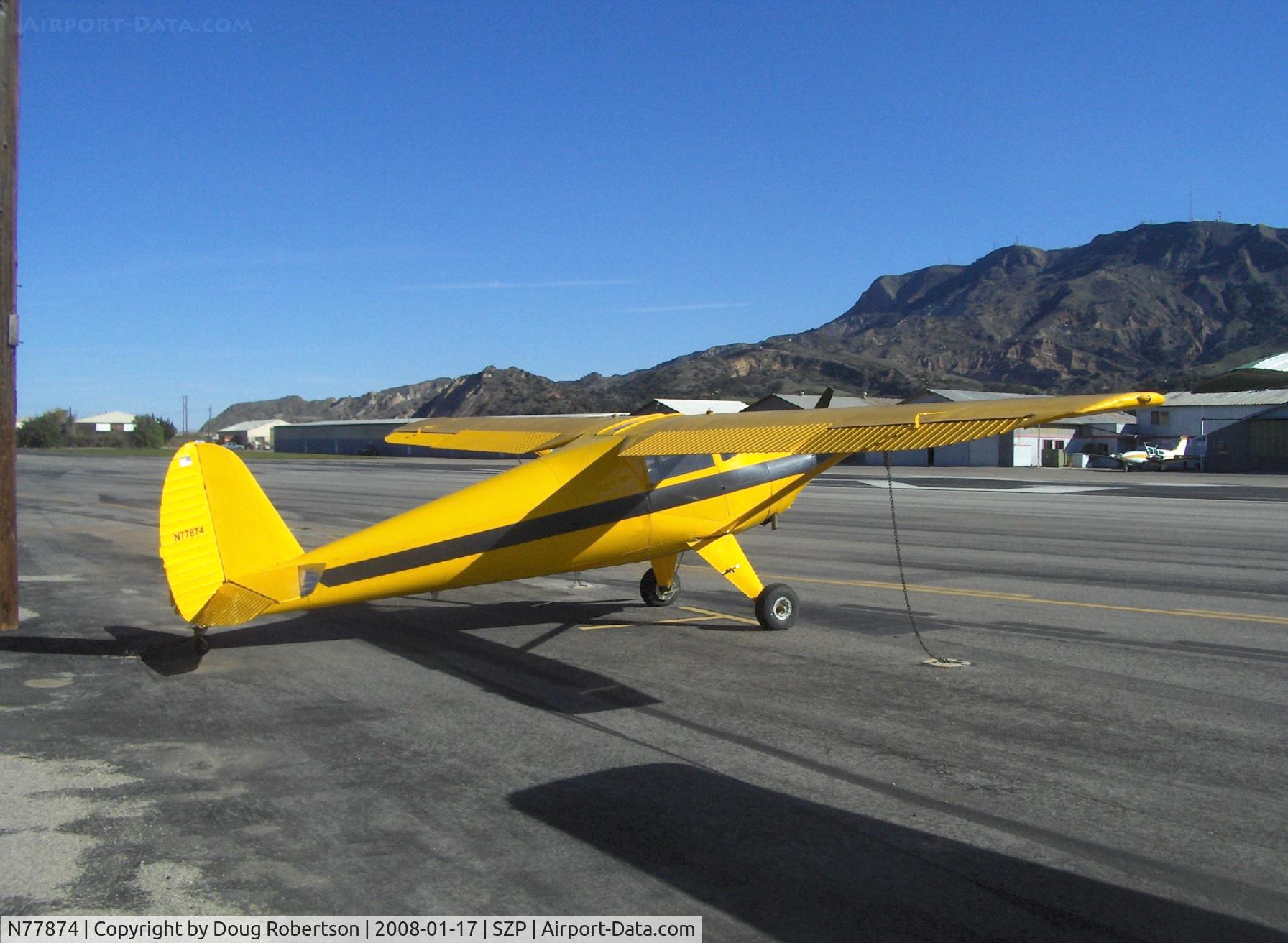 N77874, 1946 Luscombe 8A C/N 3601, 1946 Luscombe 8A, Continental C85 85 Hp