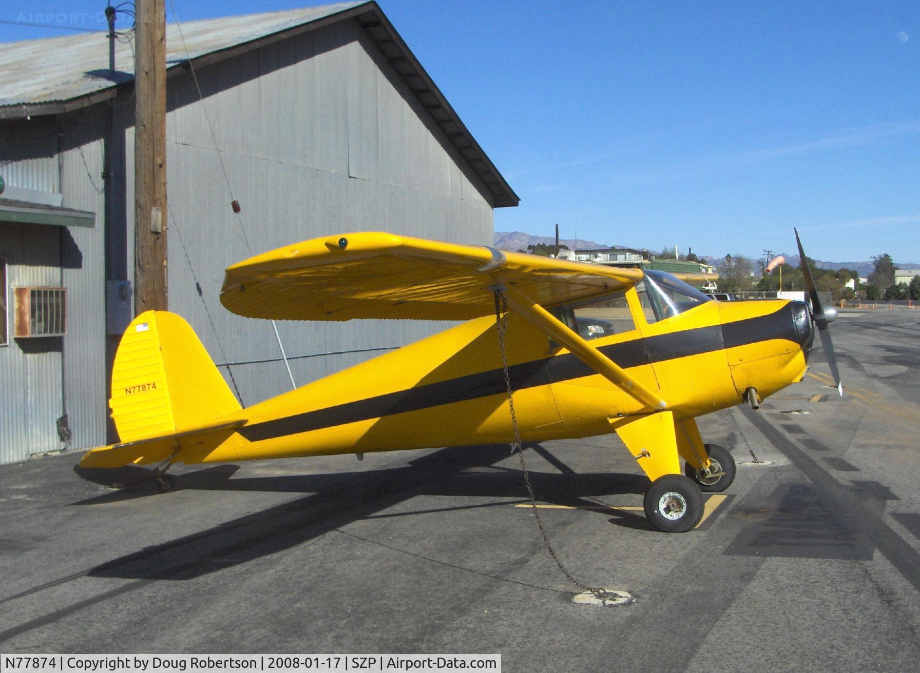 N77874, 1946 Luscombe 8A C/N 3601, 1946 Luscombe 8A, Continental C85 85 Hp