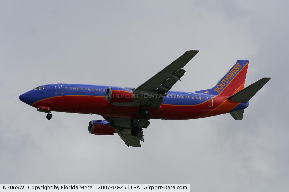 N306SW, 1985 Boeing 737-3H4 C/N 22946, Southwest