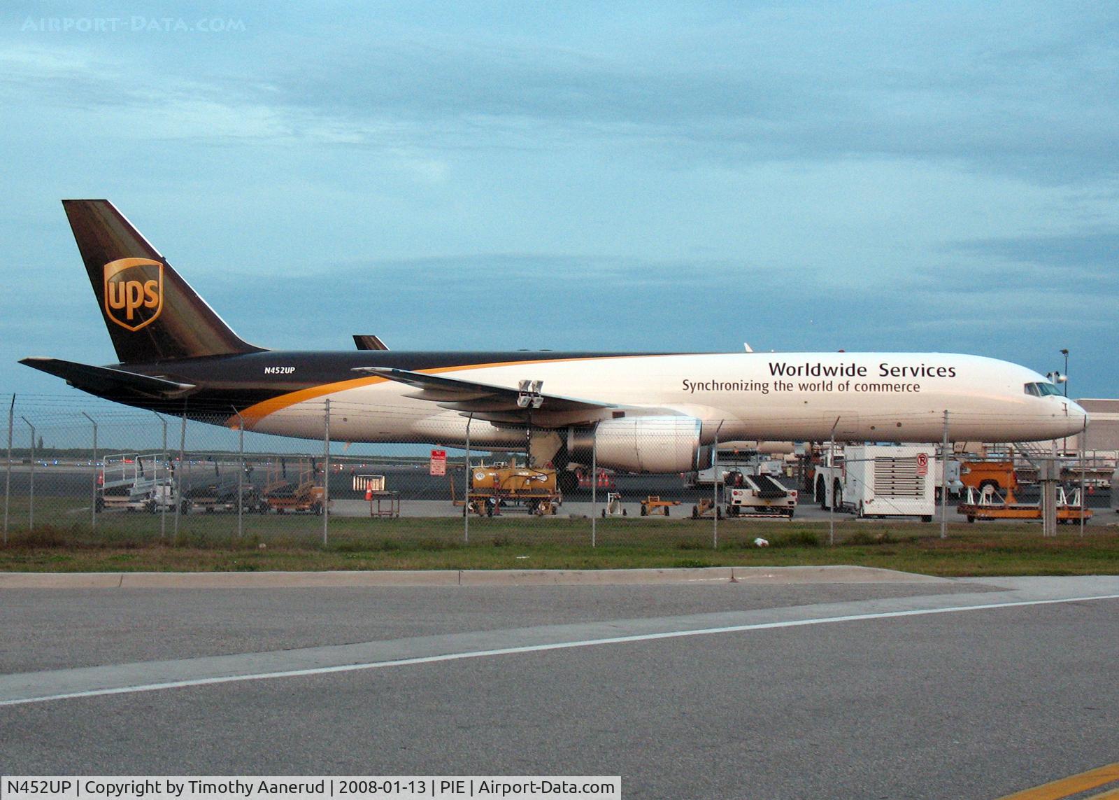 N452UP, 1995 Boeing 757-24APF C/N 25473, Parked at St. Petersburg/Clearwater