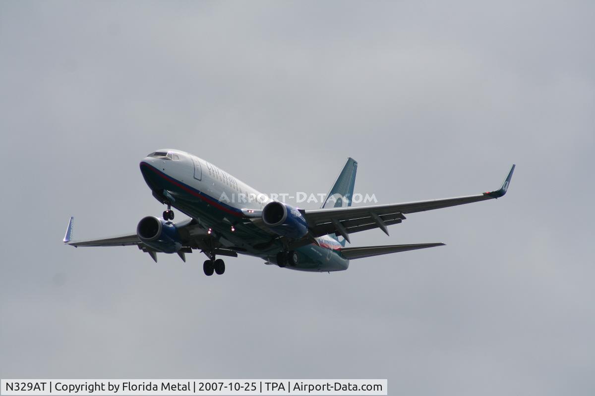 N329AT, 2007 Boeing 737-7BD C/N 36091, Air Tran