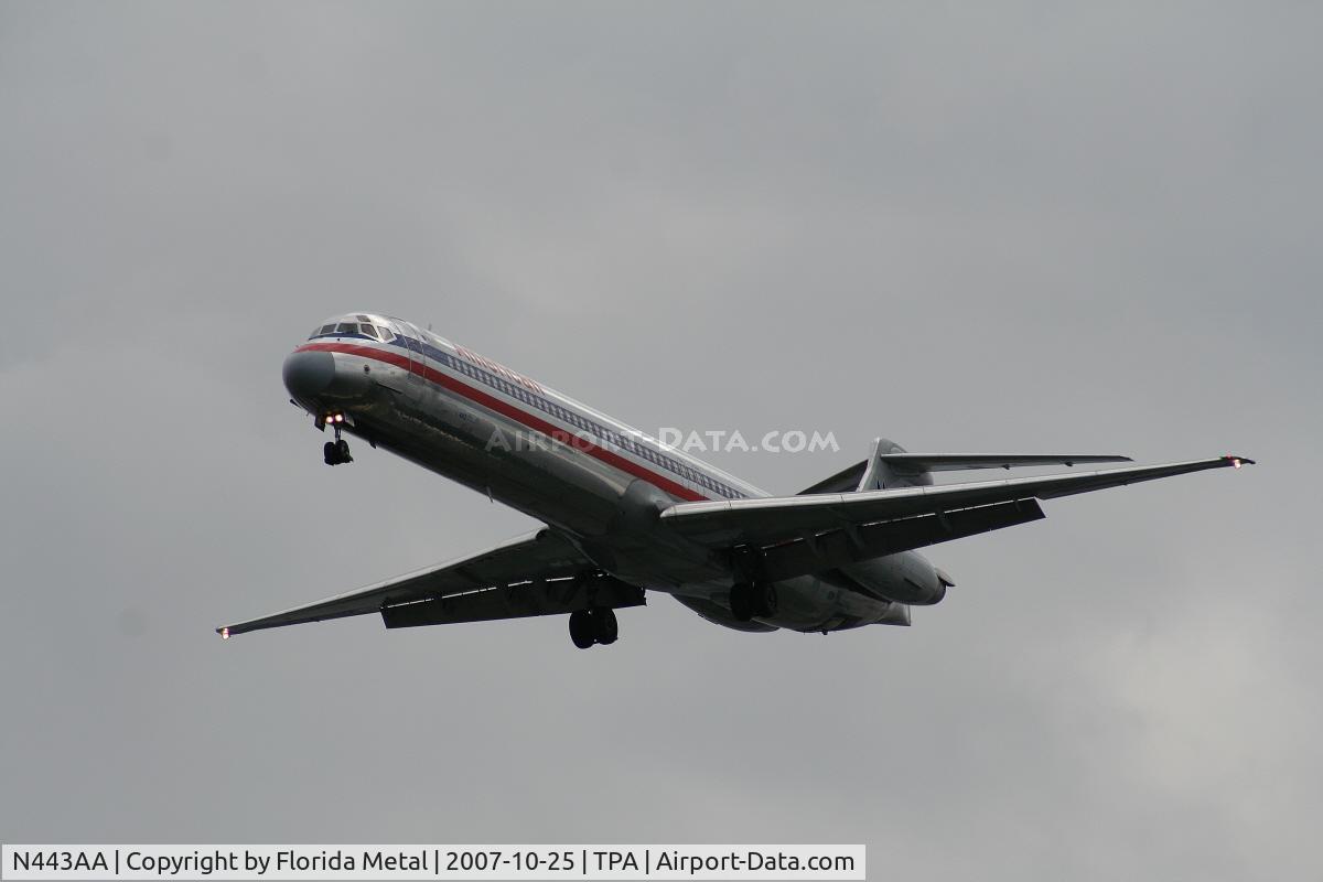 N443AA, 1987 McDonnell Douglas MD-82 (DC-9-82) C/N 49469, American